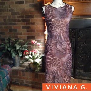 Viviana G. Sheer  & Sexy Dress with Slip